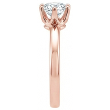 Afbeelding in Gallery-weergave laden, 2.50 Karaat Natuurlijke uit de aarde gewonnen Diamanten Solitaire Ring Roségoud Sieraden
