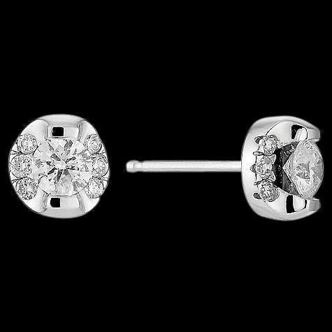 2,50 Ct. G Si1 Echt Diamantenstud Oorbel Wit Goud