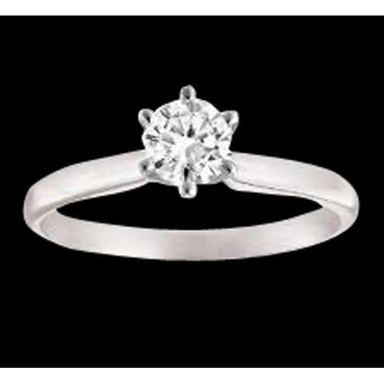 2,50 Ct. Ronde Echt Diamanten Solitaire Verlovingsring Voor Dames