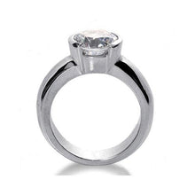 Afbeelding in Gallery-weergave laden, 2,50 Ct. Solitaire Echt Diamanten Ring Halve Bezel Instelling Wit Goud
