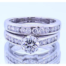 Afbeelding in Gallery-weergave laden, 2,51 Karaat Ronde Echt Diamanten Verlovingsring Set Wit Goud 14K

