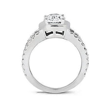 Afbeelding in Gallery-weergave laden, 2,67 Ct. Ovaal Geslepen Echt Diamanten Ring Met Accenten Witgoud

