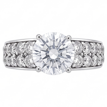 Afbeelding in Gallery-weergave laden, 2,75 karaat Nieuwe Echt Diamanten Jubileumring Wit Goud
