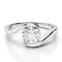 Afbeelding in Gallery-weergave laden, 2,75 Karaat Sprankelende Ronde Echt Diamanten Bruiloft Solitaire Ring Wit 14K

