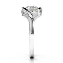Afbeelding in Gallery-weergave laden, 2,75 Karaat Sprankelende Ronde Echt Diamanten Bruiloft Solitaire Ring Wit 14K

