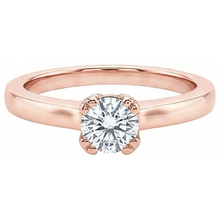 Afbeelding in Gallery-weergave laden, 3.01 Ct. Ronde uit de aarde gewonnen Diamanten Solitaire Verlovingsring
