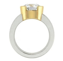 Afbeelding in Gallery-weergave laden, Natuurlijke Diamanten Ring 3ct - Tweekleurig 14K Goud
