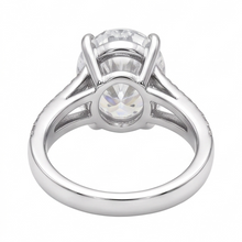 Afbeelding in Gallery-weergave laden, 3.40 Karaat Sprankelende Echte Natuurlijke uit de aarde gewonnen Diamanten Jubileumring 14K Witgoud
