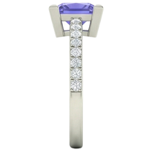 Afbeelding in Gallery-weergave laden, echte princess tanzaniet 3.40karaat ring op wit
