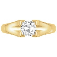Afbeelding in Gallery-weergave laden, High-end Fijne Diamant Enkele Steen Ring 3,50 karaat – hoekaanzicht
