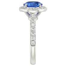 Afbeelding in Gallery-weergave laden, echte round diamant 3.50karaat ring bovenaanzicht
