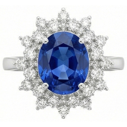 Echte Diamant Ring 3.75 Karaat
