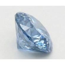 Afbeelding in Gallery-weergave laden, 3 karaat ronde geslepen blauwe, versterkte, losse, natuurlijke, uit de aarde gewonnen diamant
