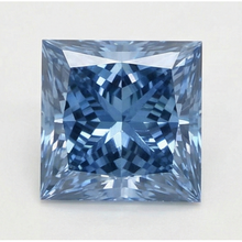 Afbeelding in Gallery-weergave laden, 3 Karaat losse, lichtblauwe, natuurlijke, echte diamant (niet in het lab gekweekt) – Princess-slijpvorm
