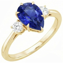 Afbeelding in Gallery-weergave laden, echte round diamant 4.25karaat ring zijaanzicht
