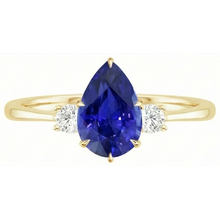 Afbeelding in Gallery-weergave laden, echte round diamant 4.25karaat ring close-up detail
