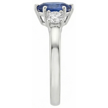 Afbeelding in Gallery-weergave laden, echte round diamant 4.50karaat ring profielweergave
