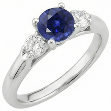 Afbeelding in Gallery-weergave laden, echte round diamant 1.75karaat ring vooraanzicht
