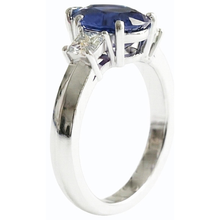 Afbeelding in Gallery-weergave laden, echte pear diamant 3karaat ring profielweergave
