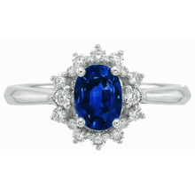Afbeelding in Gallery-weergave laden, echte round diamant 3karaat ring zijaanzicht
