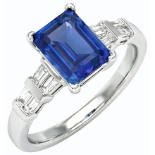 Afbeelding in Gallery-weergave laden, echte diamant 3karaat ring zijaanzicht
