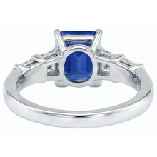 Afbeelding in Gallery-weergave laden, echte diamant 3karaat ring close-up detail
