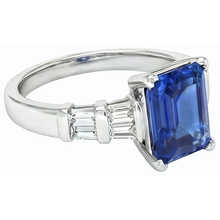 Afbeelding in Gallery-weergave laden, echte diamant 3karaat ring profielweergave
