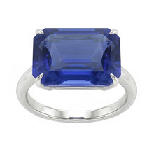 Afbeelding in Gallery-weergave laden, echte diamant 3karaat ring zijaanzicht
