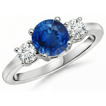 Afbeelding in Gallery-weergave laden, echte round diamant 2.70karaat ring profielweergave
