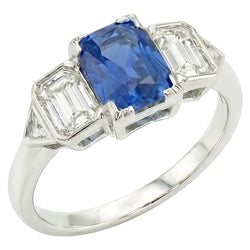 3 stenen Natuurlijke echte diamant ( niet in het laboratorium gekweekt )en sieraden bezel set sma...