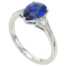 Afbeelding in Gallery-weergave laden, echte round diamant 3.25karaat ring close-up detail
