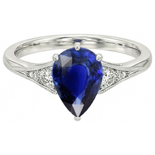 Afbeelding in Gallery-weergave laden, echte round diamant 3.25karaat ring bovenaanzicht
