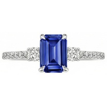 Afbeelding in Gallery-weergave laden, echte round diamant 4.25karaat ring bovenaanzicht
