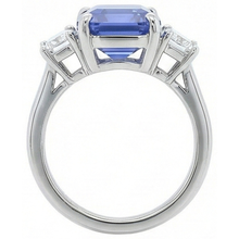Afbeelding in Gallery-weergave laden, Natuurlijke Saffier Ring 4ct - Witgoud 14K
