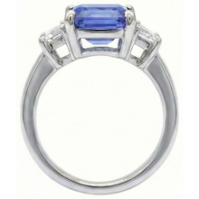 Afbeelding in Gallery-weergave laden, echte diamant 2karaat ring profielweergave
