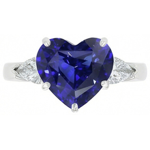 Afbeelding in Gallery-weergave laden, echte pear diamant 4karaat ring op wit
