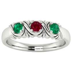 Echte Robijn Ring 0.60 Karaat