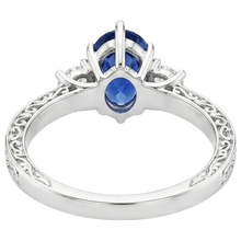 Afbeelding in Gallery-weergave laden, echte round diamant 3.50karaat ring bovenaanzicht

