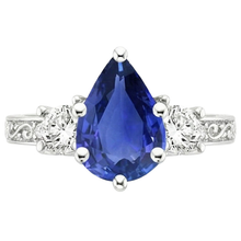 Afbeelding in Gallery-weergave laden, echte round diamant 3.50karaat ring profielweergave
