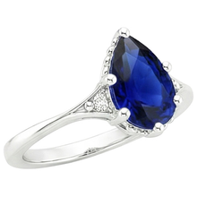 Afbeelding in Gallery-weergave laden, echte round diamant 3.25karaat ring close-up detail
