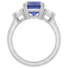 Afbeelding in Gallery-weergave laden, echte diamant 3karaat ring profielweergave
