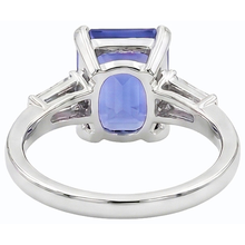 Afbeelding in Gallery-weergave laden, echte baguette diamant 2.25karaat ring profielweergave
