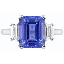 Afbeelding in Gallery-weergave laden, echte baguette diamant 2.25karaat ring close-up detail
