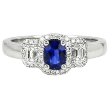 Afbeelding in Gallery-weergave laden, echte round diamant 5karaat ring zijaanzicht
