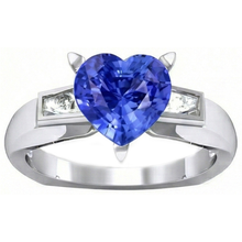 Afbeelding in Gallery-weergave laden, echte baguette diamant 2.75karaat ring zijaanzicht
