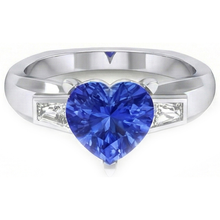 Afbeelding in Gallery-weergave laden, echte baguette diamant 2.75karaat ring close-up detail
