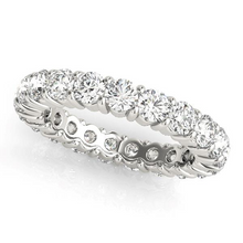 Afbeelding in Gallery-weergave laden, Eternity Band 14K Witgoud met Diamant – hoofdaanzicht
