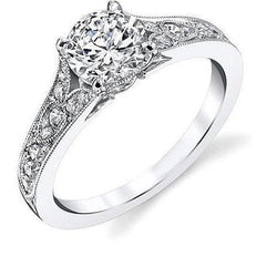 Natuurlijke Diamanten Ring 3.25ct - Witgoud 14K