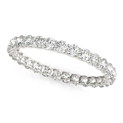 3,60 karaat Briljant Eternity Band in 14K Witgoud