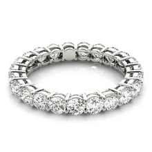 Afbeelding in Gallery-weergave laden, Ambachtelijk Eternity Band 3,80 karaat – zijaanzicht
